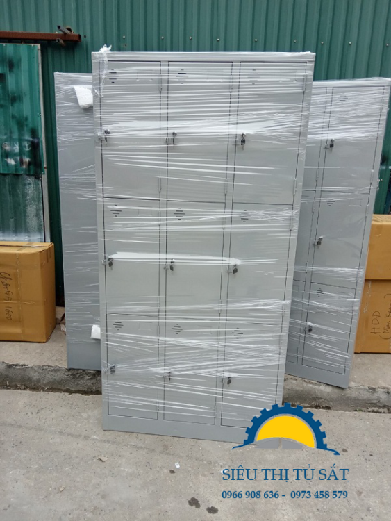 Phân phối tủ sắt locker 9 ngăn tại Lương Thế Vinh, Nam Từ Liêm, Hà Nội 1