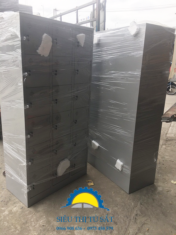 Tủ sắt locker 18 ngăn gửi xe đi Thái Nguyên 1