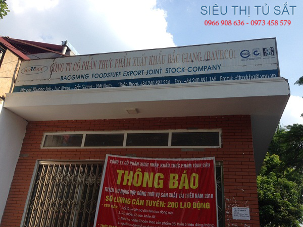 Tủ sắt văn phòng K6 phân phối tại công ty BAVECO Bắc Giang