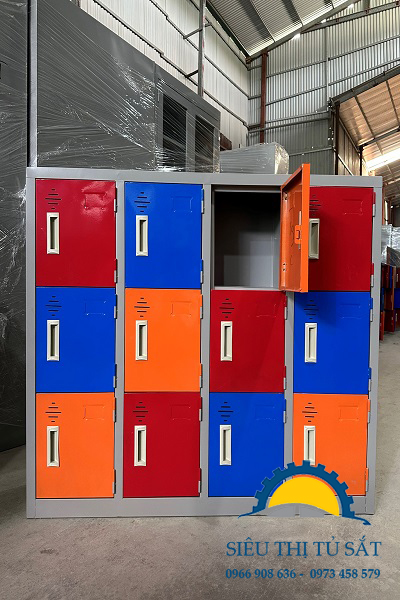 tủ sắt mầm non 12 ngăn
