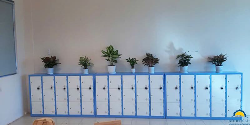 Tủ sắt mầm non 15 ngăn có khóa tăng tính thẩm mỹ cho phòng học cấp 1 1 tu sat mam non 15 ngan1 img