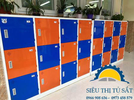 Tủ sắt mầm non 12 ngăn phân phối tại Ba Đình Hà Nội 1 tủ sắt 12 ngăn