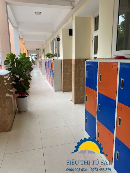 Tủ sắt mầm non 12 ngăn phân phối tại Ba Đình Hà Nội 3 tủ sắt 12 ngăn