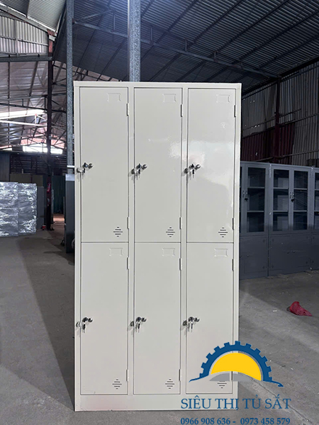 tủ sắt 6 ngăn 