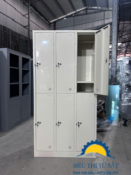 tủ sắt 6 ngăn giá rẻ