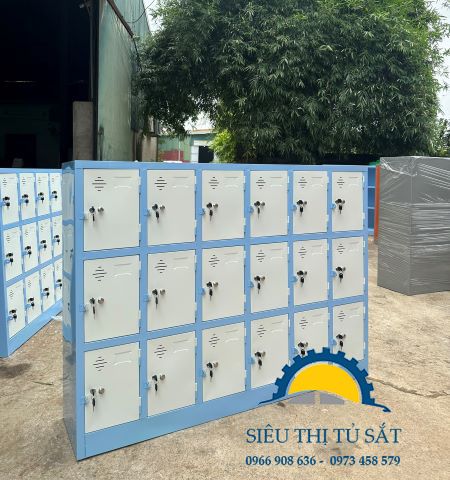 tủ sắt mầm non 18 ngăn