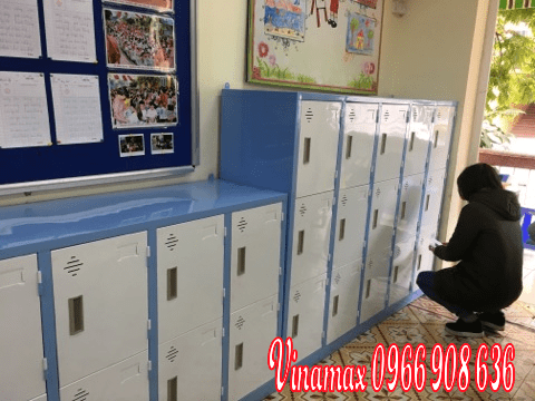 Tủ sắt trường học tại trường tiểu học Ngọc Hà, Hà Nội 2