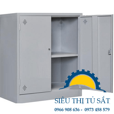 Tủ sắt văn phòng K2 cánh sắt thấp 1