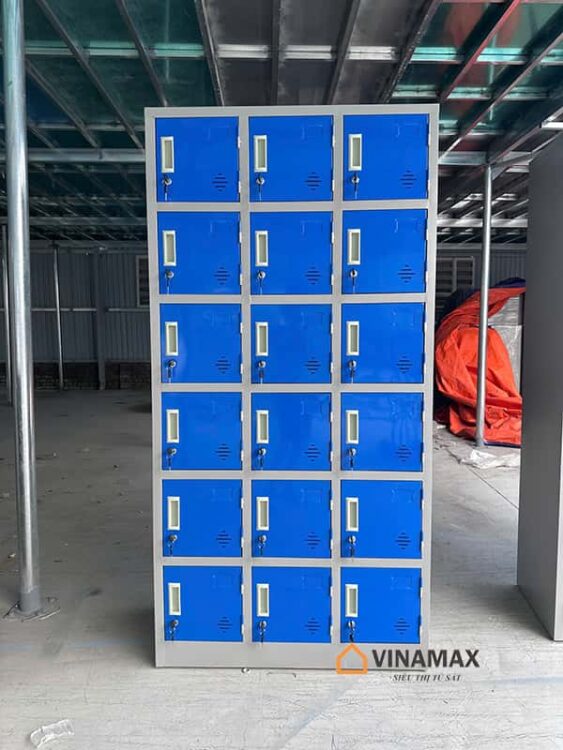 Sản xuất tủ sắt 18 ngăn màu xanh theo đặt hàng tại Hà Nội 2 tu-sat-18-ngan-mau-xanh-theo-yeu-cau