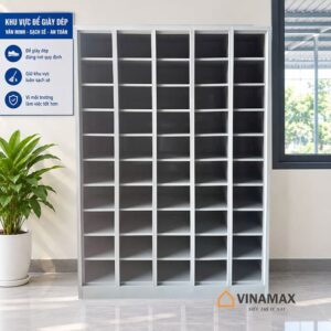Tủ sắt locker 50 ngăn để giày dép