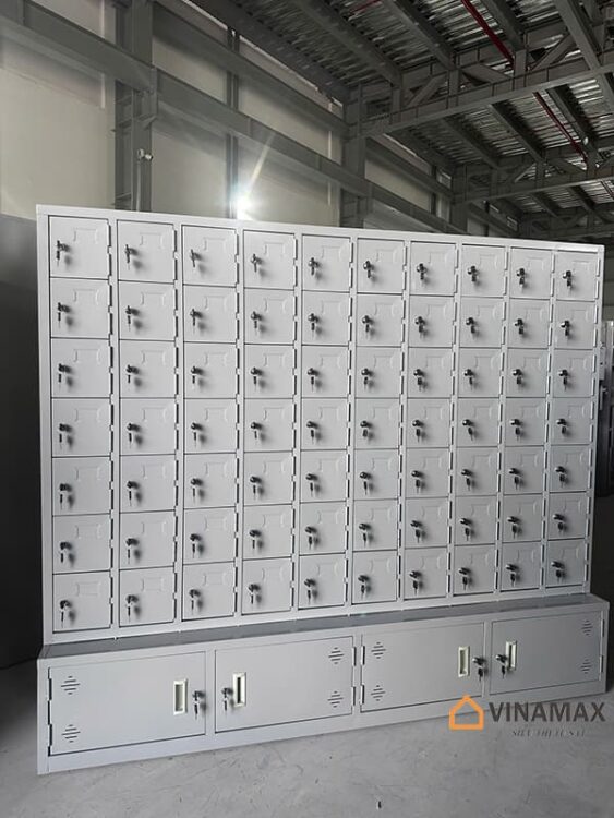 Tủ sắt locker 74 ngăn 2 Tủ sắt locker 74 ngăn thiết kế theo yêu cầu